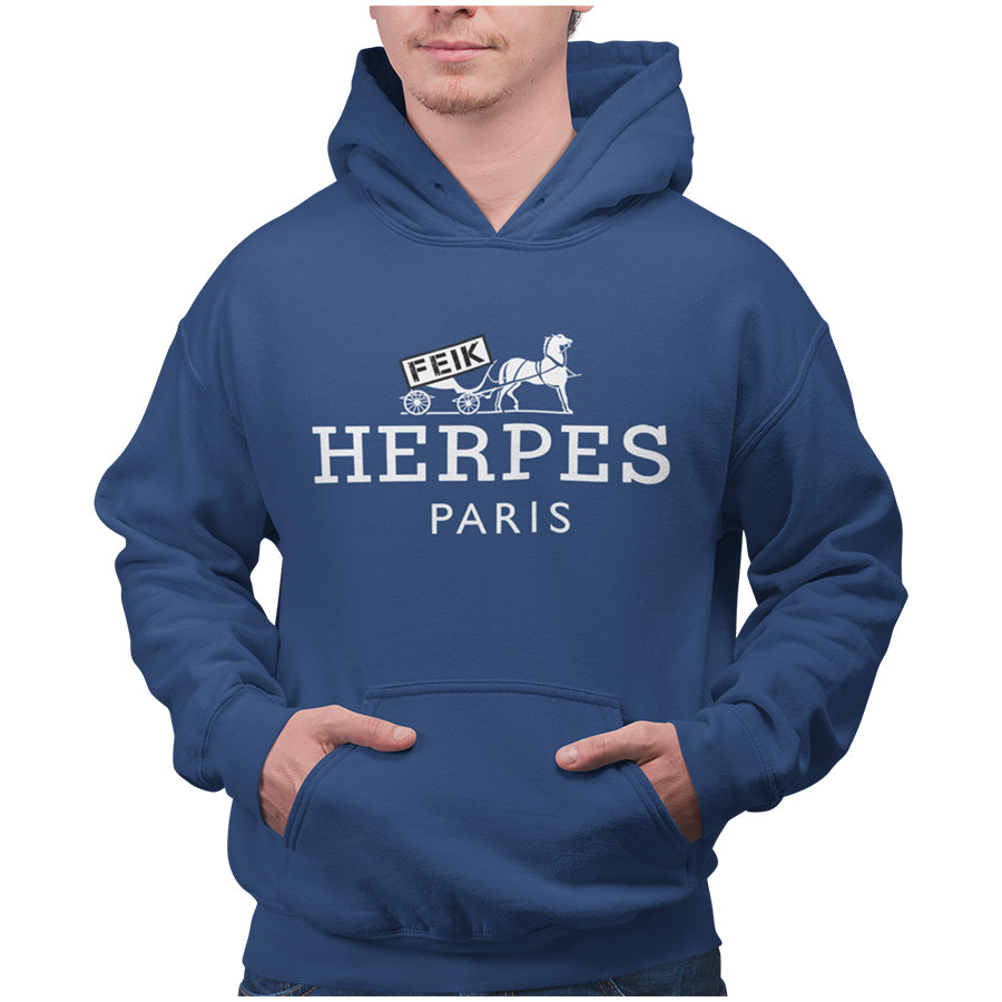 Felpa con cappuccio Herpes